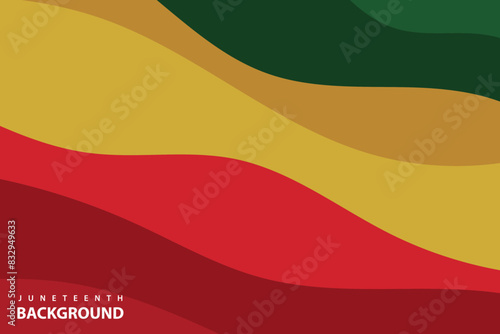 Abstract background design with Juneteenth theme, with wavy patterns,Abstract wave background,