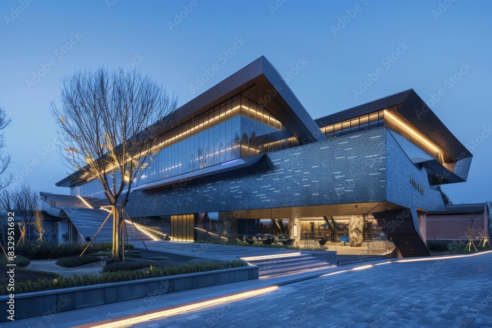 Obraz premium Contemporary Exterior Building