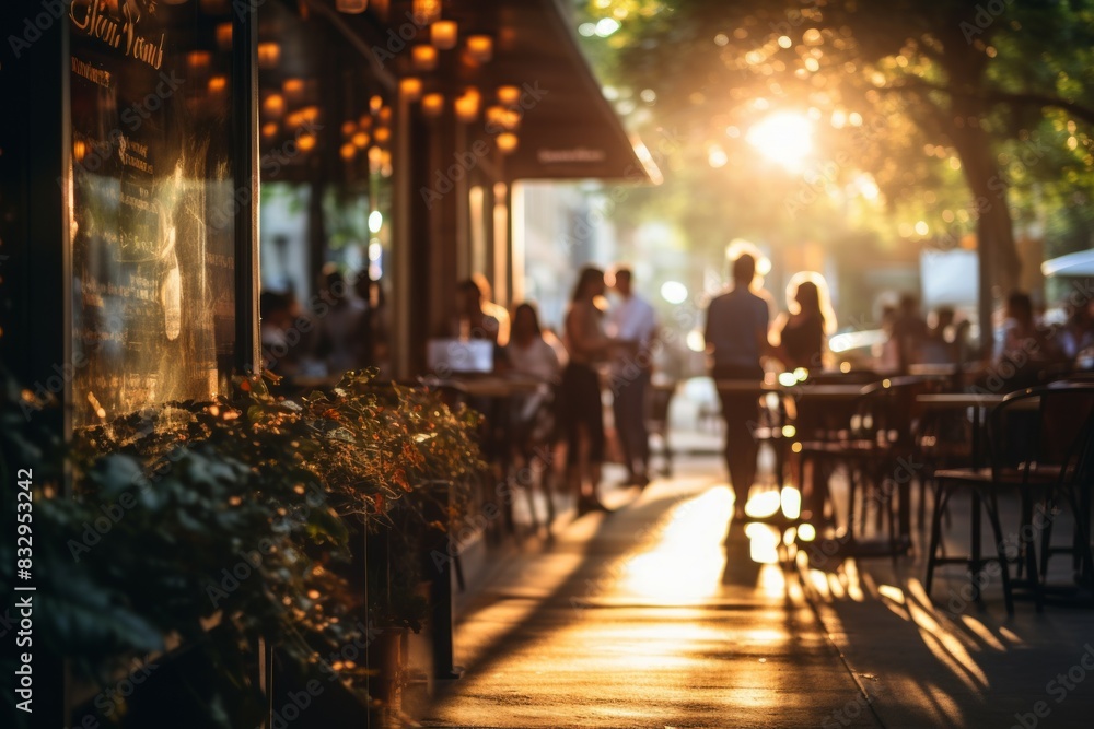 Summer street scenes - Generative AI Summer street scenes - Generative AI