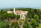 Monastery of Ardenica from a drone, Lushnje, Albania
