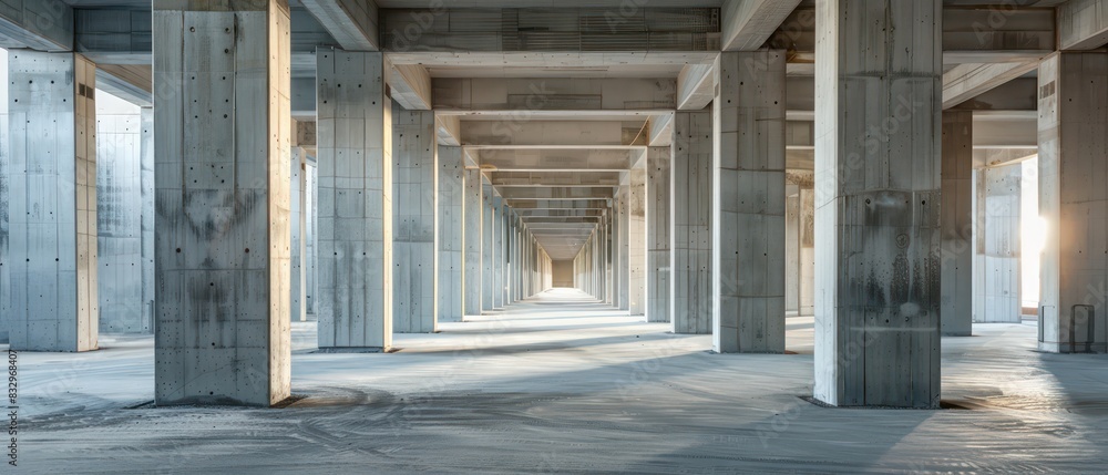 wallpaper of a building big interior workshop factory with strong concrete structure and metal construction and dramatic lighting wallpaper of a building big interior workshop factory with strong concrete structure and metal construction and dramatic lighting
