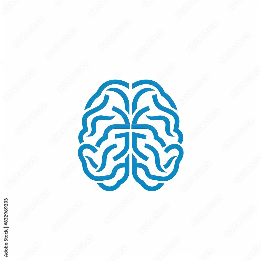Brain Logo design vector template, brain drawing Brain Logo design vector template, brain drawing