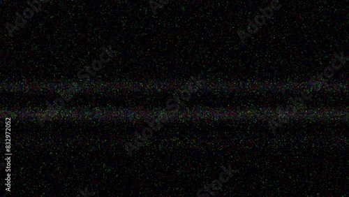 Tv snow or noise background. Detuned analog televisor. Seamless Loop