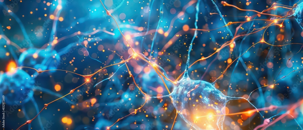 neurons floating blue wallpaper
neurons floating blue wallpaper