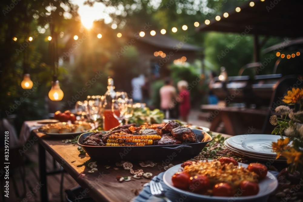 Summer backyard barbecues - Generative AI Summer backyard barbecues - Generative AI