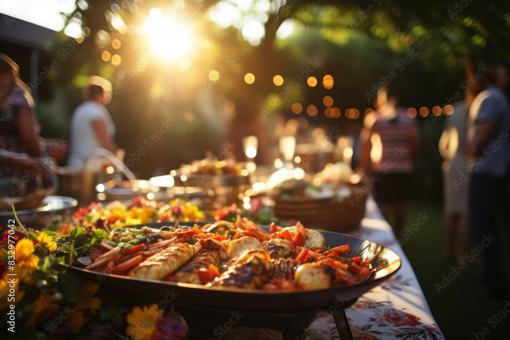 Summer backyard barbecues - Generative AI Summer backyard barbecues - Generative AI