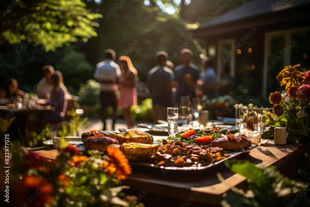 Summer backyard barbecues - Generative AI Summer backyard barbecues - Generative AI