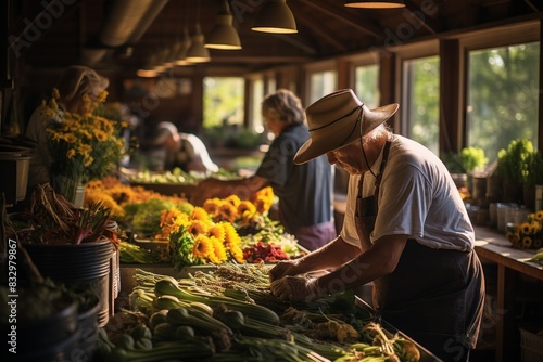 Summer farm markets - Generative AI © Sidewaypics