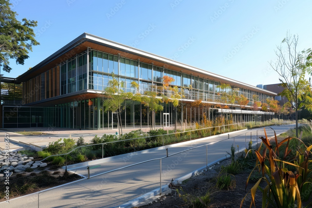 Obraz premium Contemporary Exterior Building