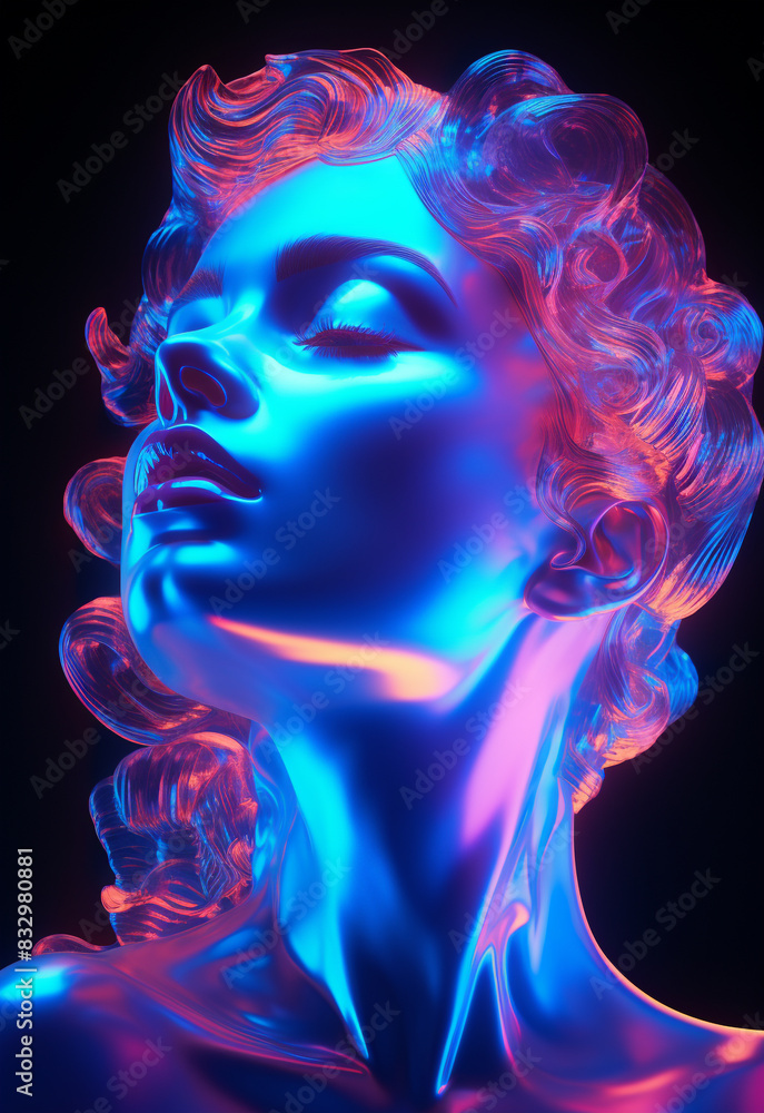 creative glowing neon holographic 3d glow: vibrant and innovative visuals, showcasing futuristic technology and mesmerizing light effects in a captivating and dynamic composition. creative glowing neon holographic 3d glow: vibrant and innovative visuals, showcasing futuristic technology and mesmerizing light effects in a captivating and dynamic composition.