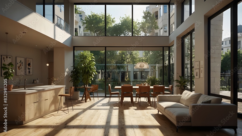 Photo inspiration: Fresh Look at An Illustration Made With Generative AI Showing A Contemporary Light