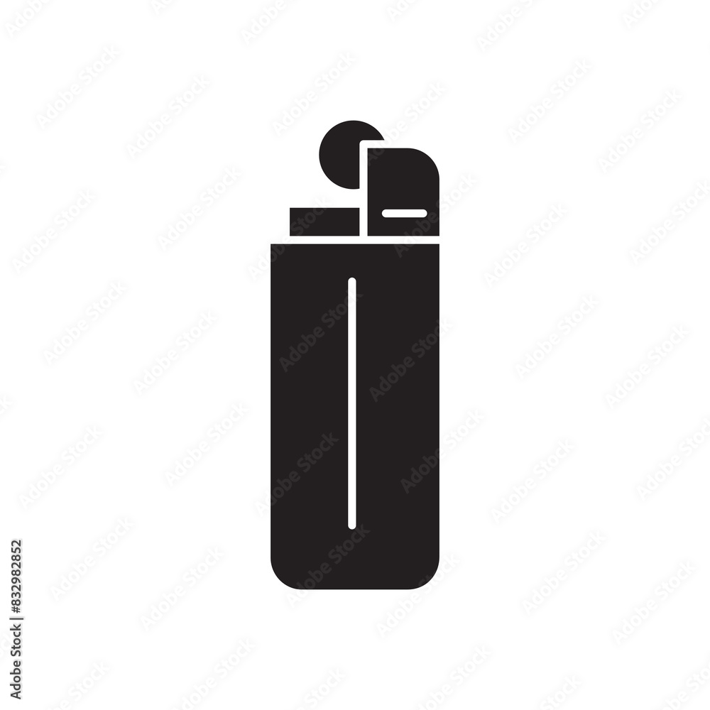 Fire lighter vector simple illustration for web and app on white background..eps Fire lighter vector simple illustration for web and app on white background..eps