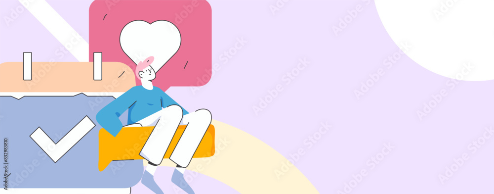Flat vector illustration of business people operating work scene
Flat vector illustration of business people operating work scene