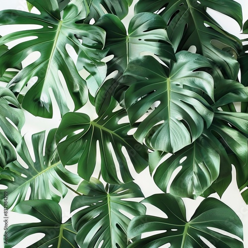 Wallpaper Mural Botanical monstera leaves Torontodigital.ca