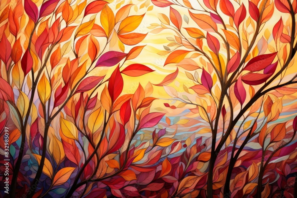 Fall foliage - Generative AI Fall foliage - Generative AI