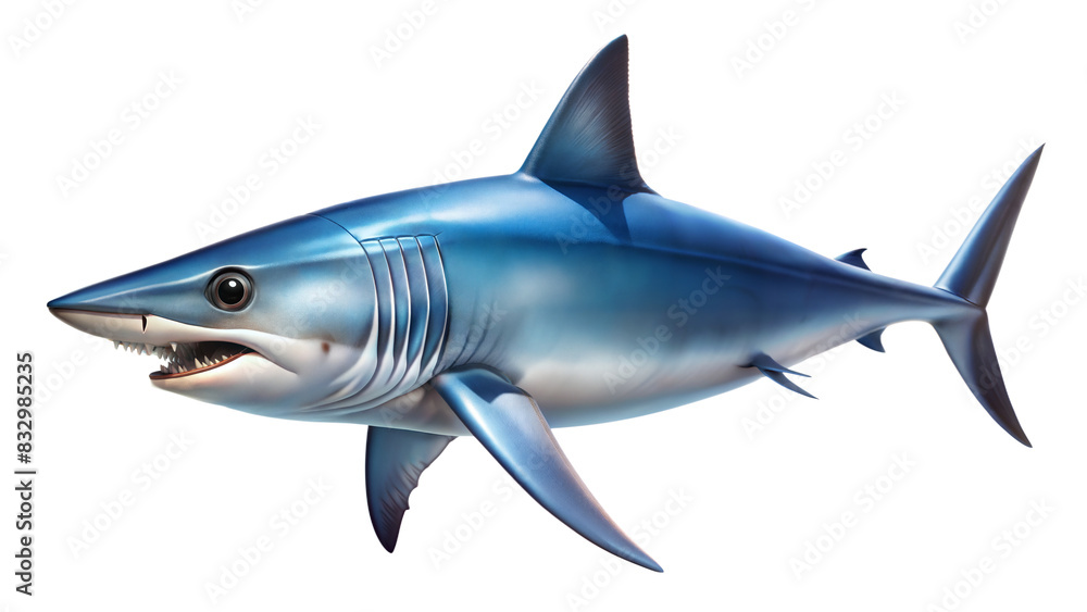 Mako Shark Image Isolated on White Background
Mako Shark Image Isolated on White Background