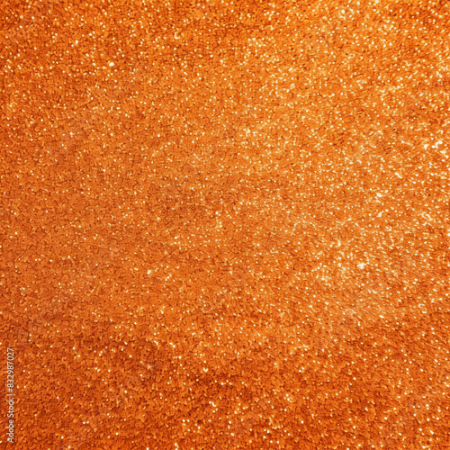 Vibrant Orange glitter texture background, shiny and sparkling surface © Moose