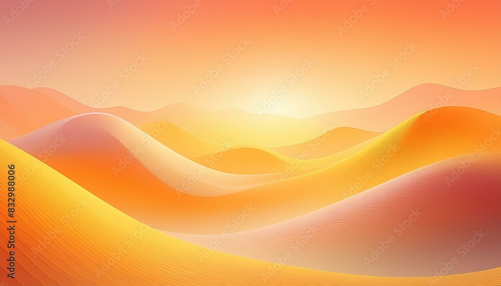 Radiant, soft golden hues blending into warm oranges and pinks, reminiscent of a sunrise. Radiant, soft golden hues blending into warm oranges and pinks, reminiscent of a sunrise.