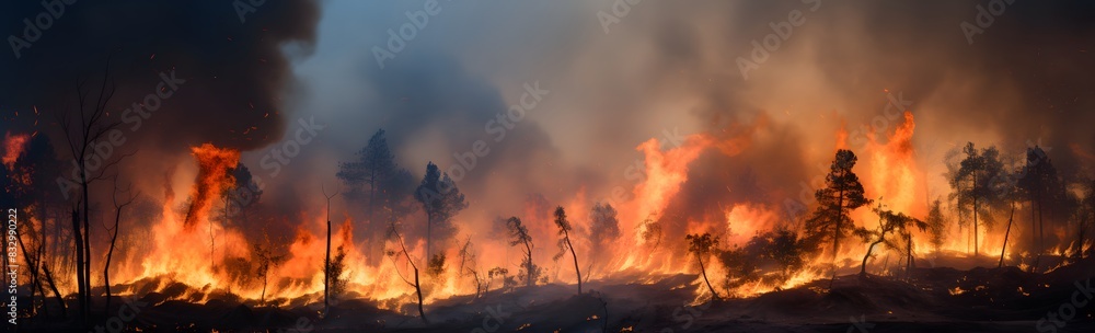 Wildfire and its consequences on nature