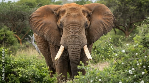 Elephant animal in nature.