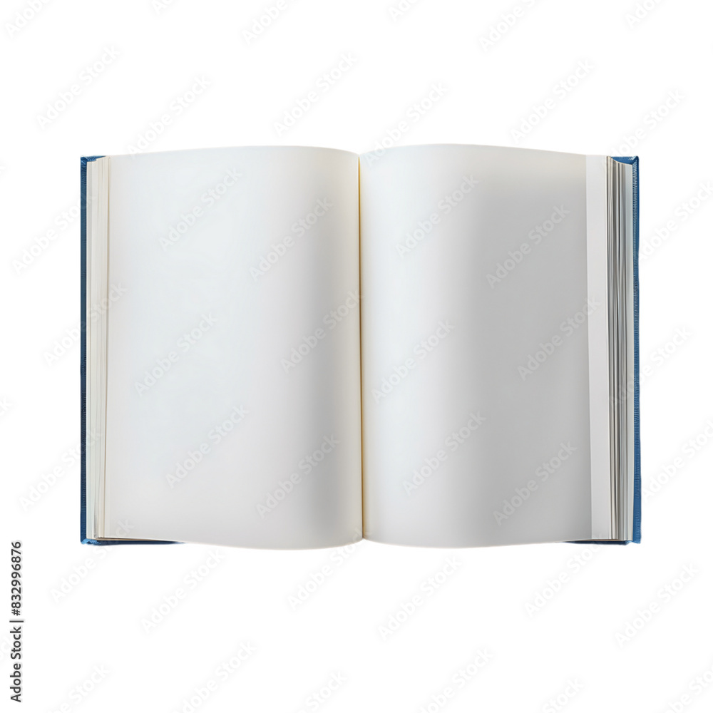 Educational Open Book with Empty Pages Cut Outs Educational Open Book with Empty Pages Cut Outs