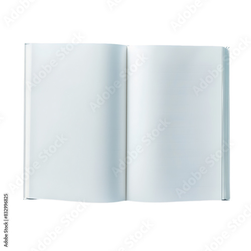 Minimalist Open Book with Empty Pages Premium Quality Images