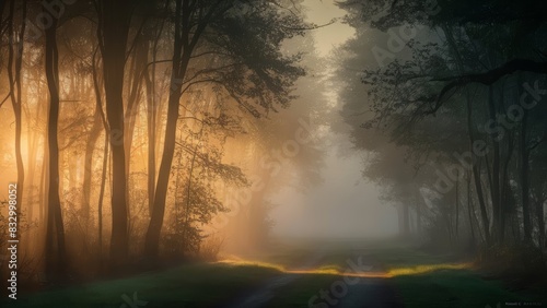 Misty Morning Path