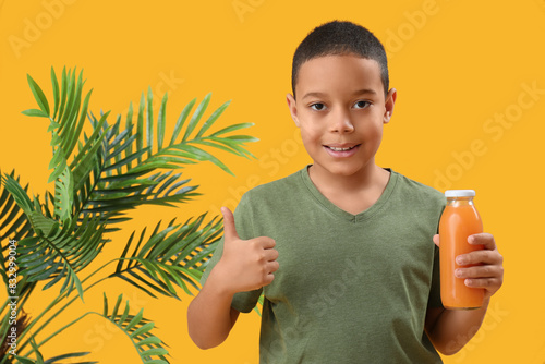 Little African-American boy...