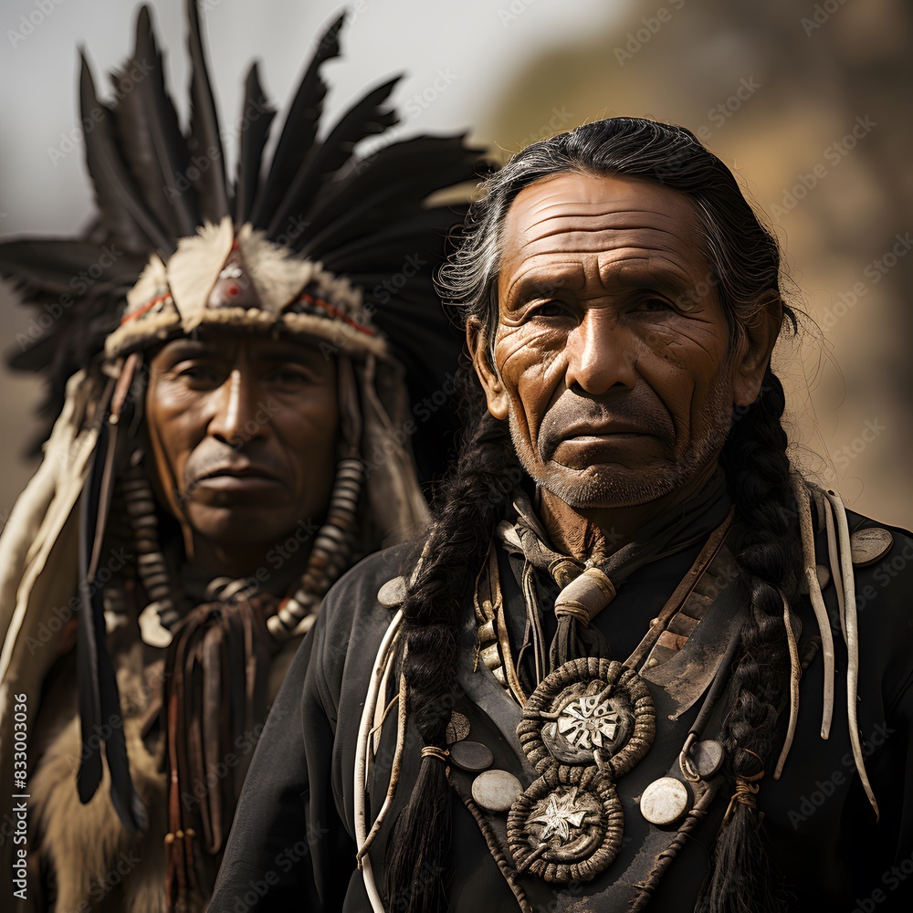 Indian chief in the 1900s.