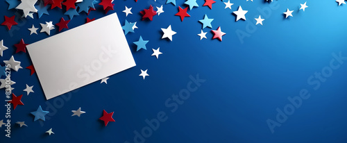 Motif for the 2024 United State American elections with space fo photo