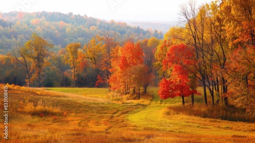 Colorful fall scenery
