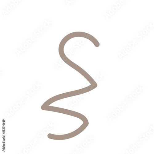 Colorful Squiggly Lines Vector 