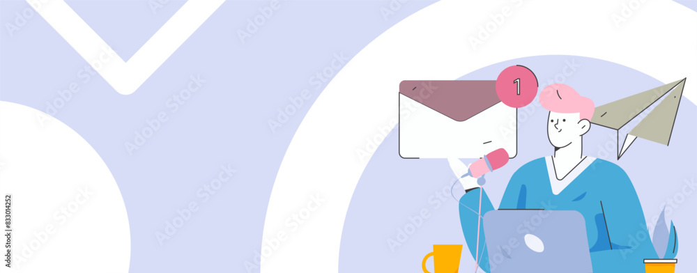 Flat vector illustration of business people operating work scene
Flat vector illustration of business people operating work scene
