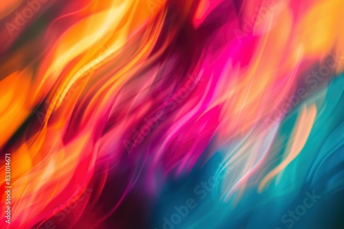 Vivid blurred colorful wallpaper background - generative ai © Nia™