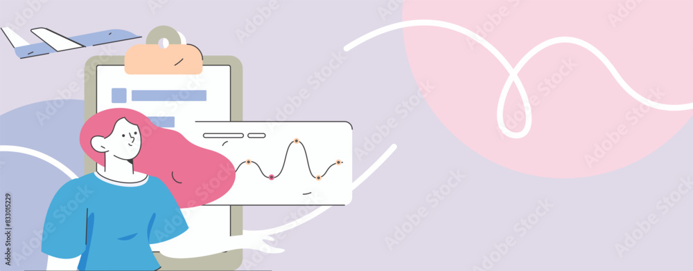 Flat vector illustration of business people operating work scene
Flat vector illustration of business people operating work scene
