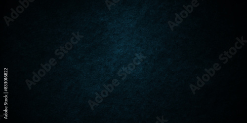 Abstract Dark blue stone wall blank watercolor backdrop light design. Dark blue or black slate background rock distress texture. High Resolution on dark black and blue Cement Texture Background.