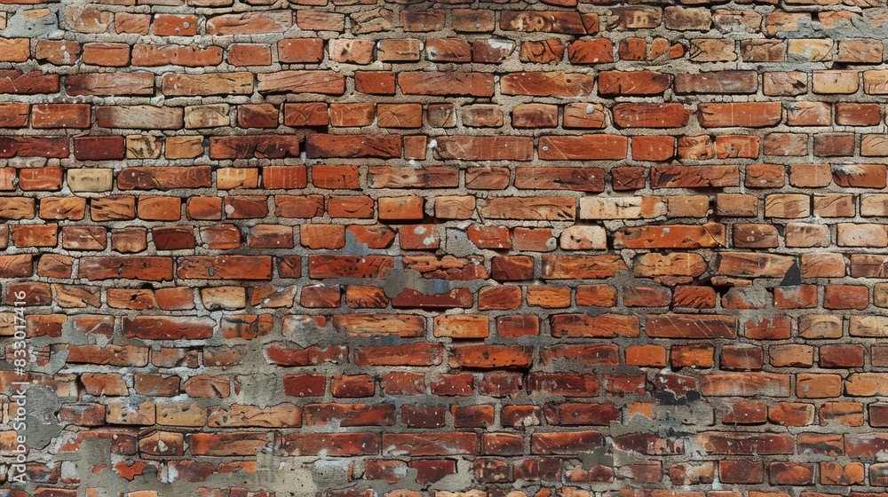 Naklejka premium Cover Page Background Featuring a Brick Wall Pattern