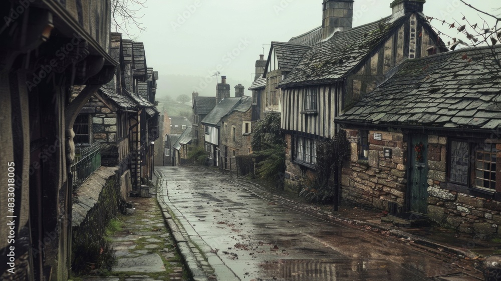 Medieval town by day in high resolution and high quality. concept towns, medieval, day, antiquity Medieval town by day in high resolution and high quality. concept towns, medieval, day, antiquity