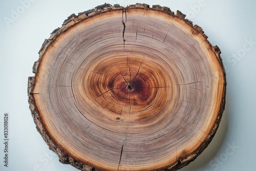 cross section of tree stump photo