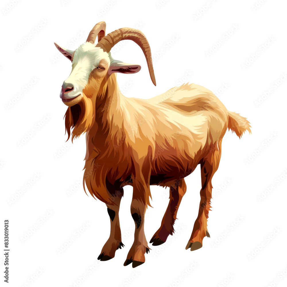 illustration art of goat illustration art of goat