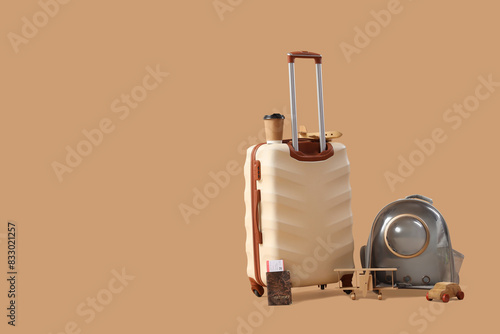 Pet backpack carrier with w...