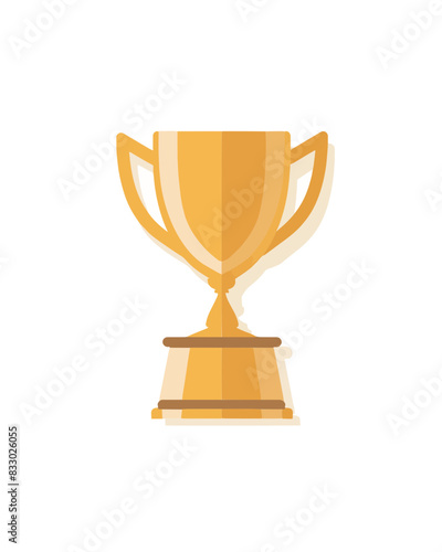 winner #1 trophy number one winner's golden shine winner's circle brand new award sweepstakes winning sharp handle blank name plate trophy resizable vector generative ai 
