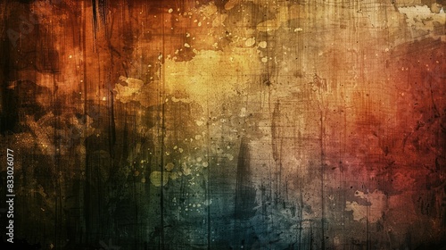 Abstract background grunge full color