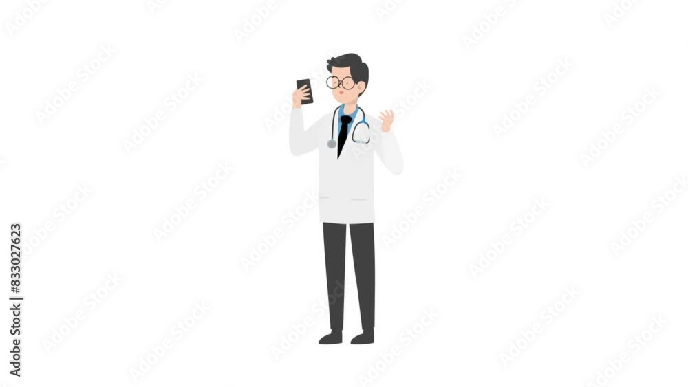 Doctor holding tablet Doctor holding tablet