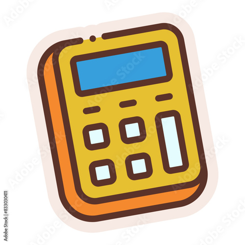 calculator device sticker