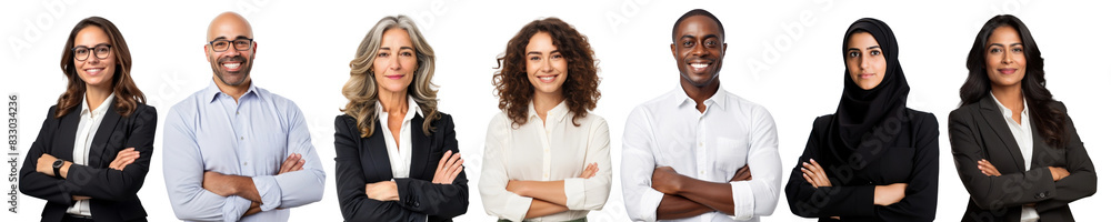 Business people png element set on transparent background Business people png element set on transparent background