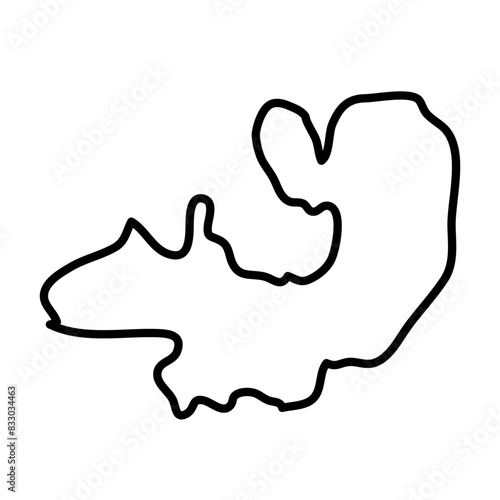Salta map illustration