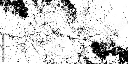 Wallpaper Mural Grunge background of black and white, Grunge texture design, vector Torontodigital.ca