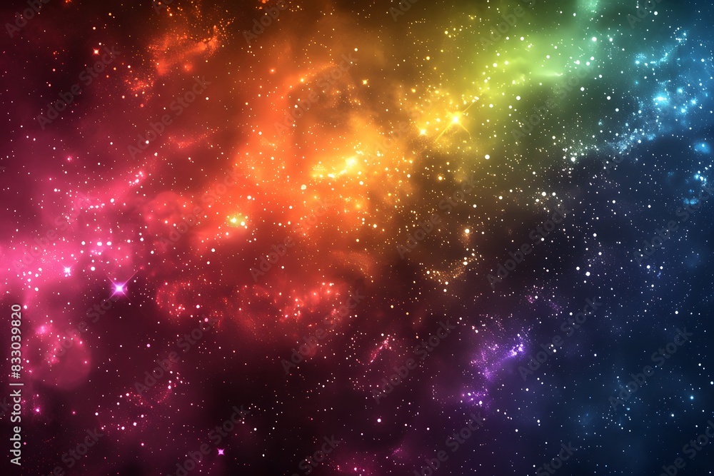 Ethereal Cosmic Clouds Drifting Through The Void Ethereal Cosmic Clouds Drifting Through The Void