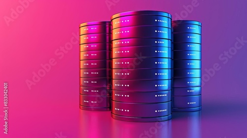 Database Management A database icon, representing database design, management, and querying